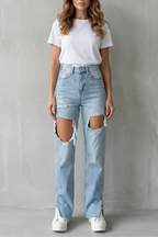 Straight Leg Jeans