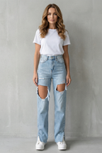 Straight Leg Jeans