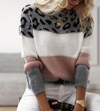 Cosy Knit Jumper Relaxed Fit Round Neck Long Sleeve Winter