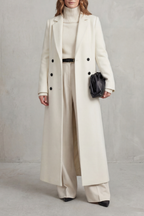 Tailored Long Wool Coat