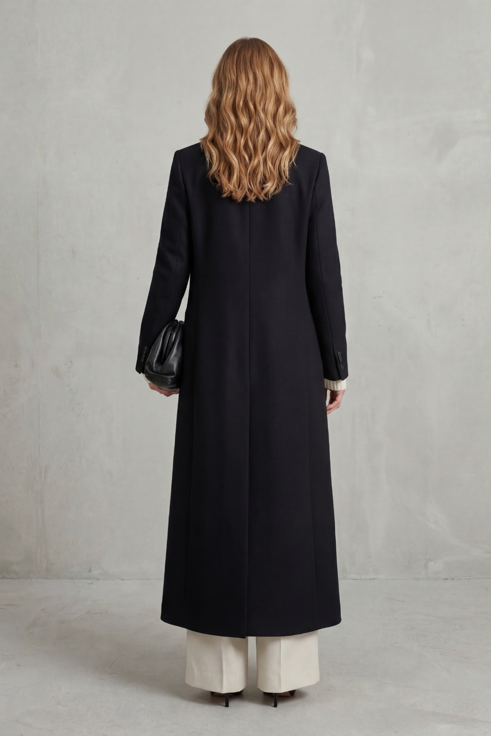 Tailored Long Wool Coat