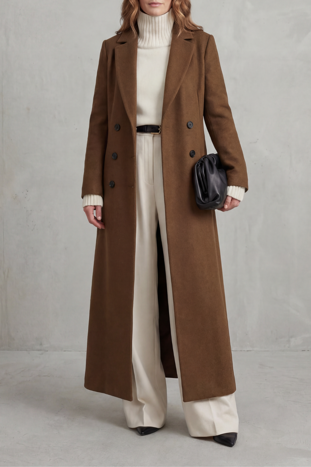 Tailored Long Wool Coat