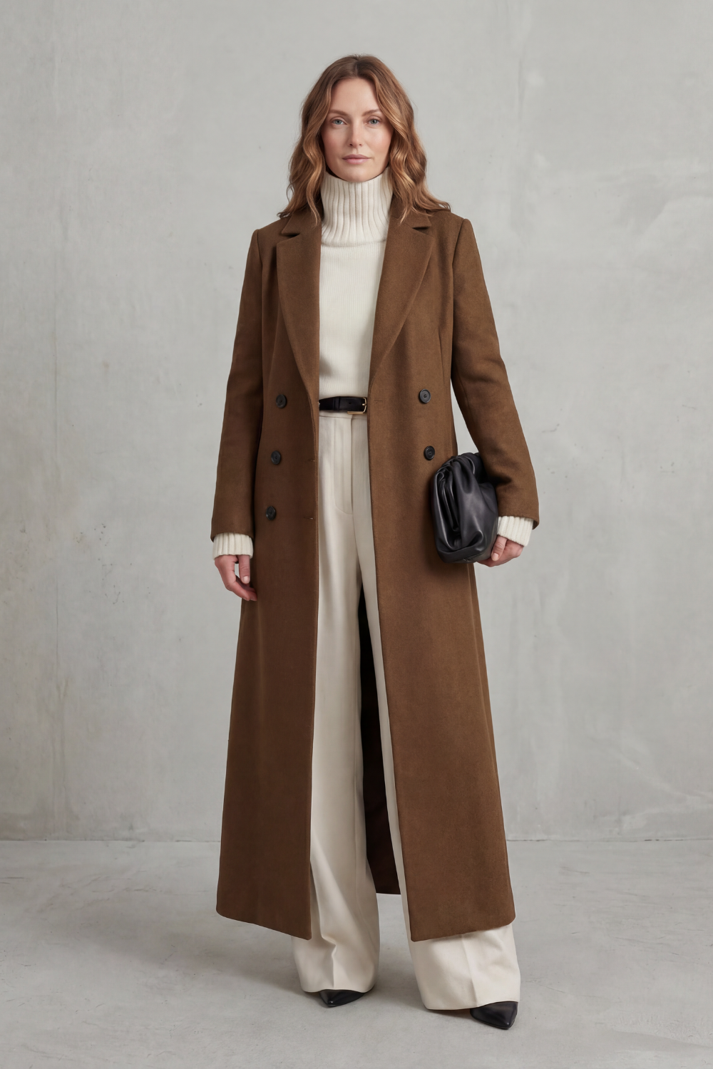 Tailored Long Wool Coat