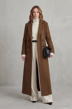 Tailored Long Wool Coat