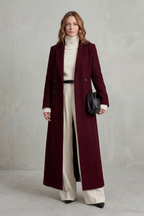 Tailored Long Wool Coat