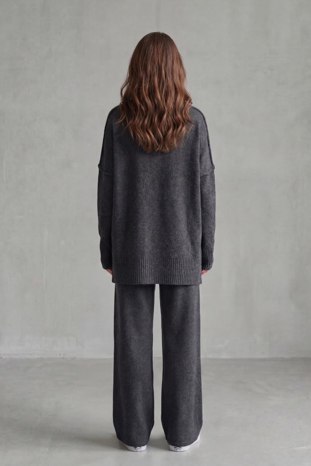 Relaxed Wide-Leg Knit Lounge Set