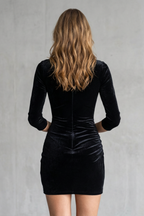 Bodycon Velvet Mini Dress