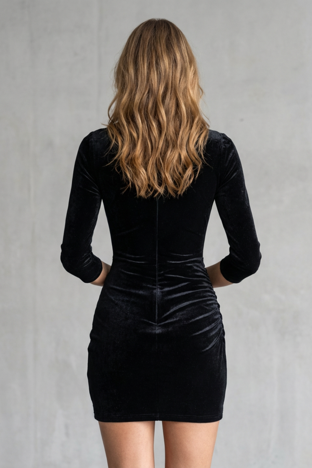 Bodycon Velvet Mini Dress