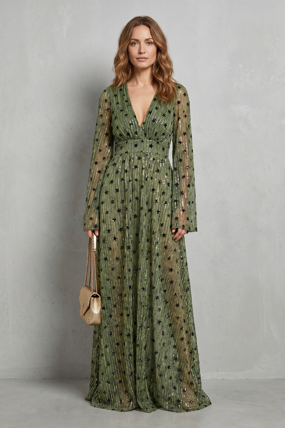 Valessia – Shimmering bohemian elegance – Maxi dress