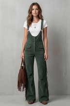 Flared Overalls