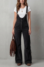Flared Overalls