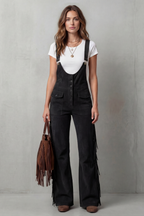 Flared Overalls