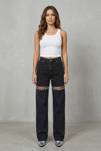 High Waist Wide-Leg Jeans