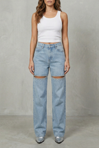 High Waist Wide-Leg Jeans