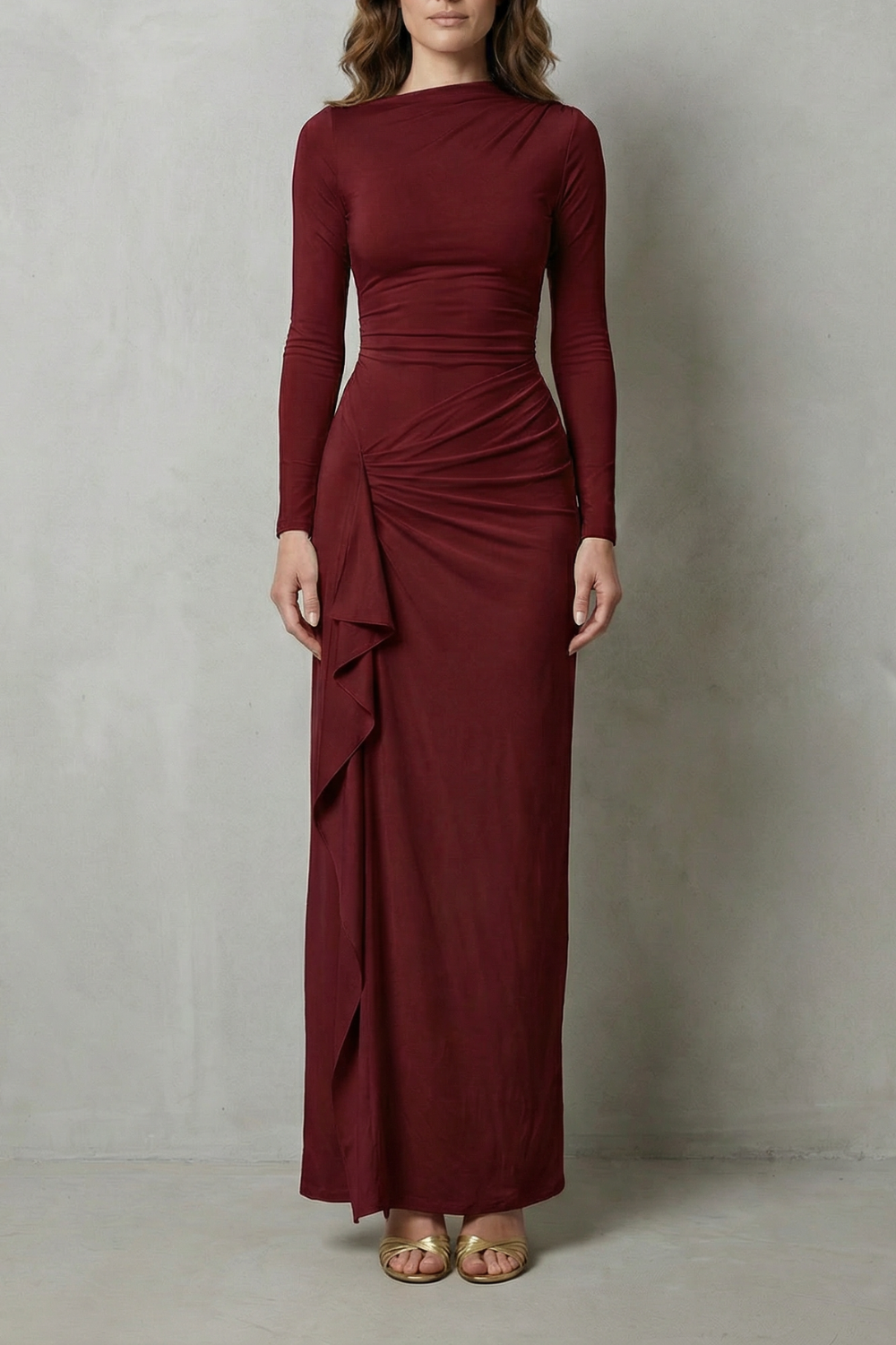 Long Sleeve Maxi Gown