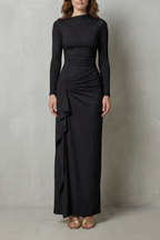 Long Sleeve Maxi Gown