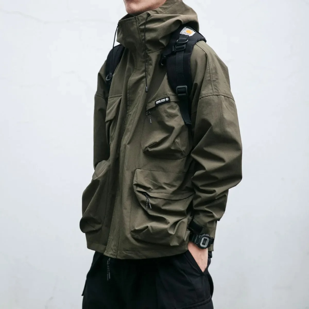 Men's Technical Jacket Outdoor Performance Durable Modern