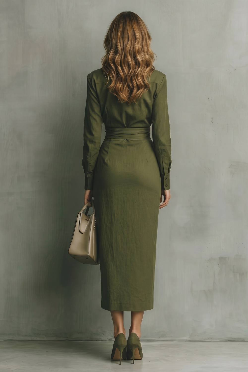 Verdelisse – Draped waist refinement – Maxi dress