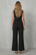 Sleeveless Tailored Chic Commuter Style