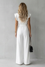 Belted Wide-Leg Jumpsuit