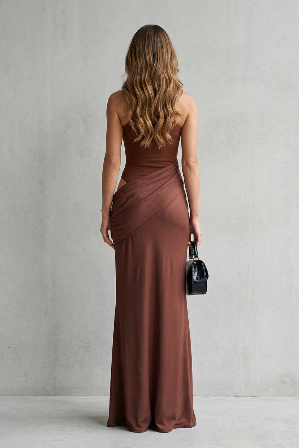 Halter Bodycon Women’s Cut-Out Maxi Dress