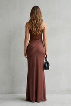 Halter Bodycon Women’s Cut-Out Maxi Dress