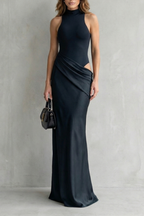 Halter Bodycon Women’s Cut-Out Maxi Dress
