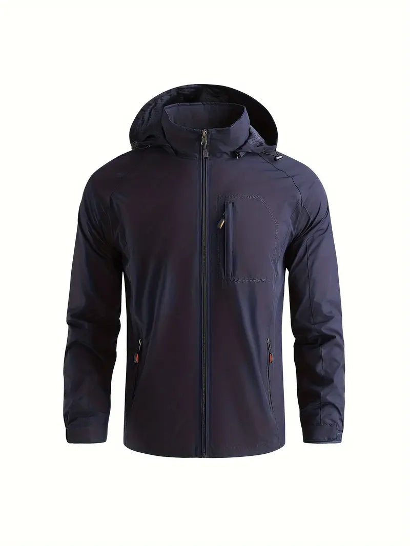Men's Lightweight Jacket Packable Water Repellent Nylon