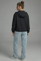 Spring Jacket Cropped Hooded Lightweight