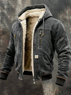 Men's Insulated Thermal Jacket Padded Warm Winter Rugged