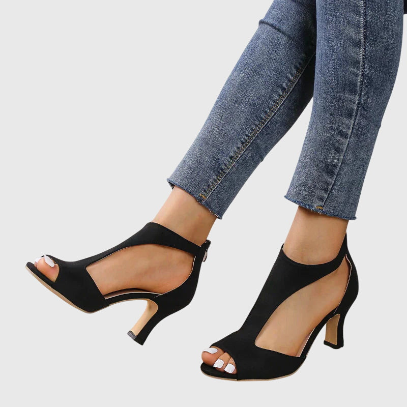 Breathable Block Heels Everyday Comfortable
