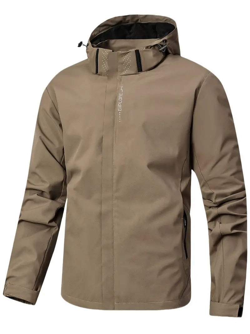 Men's Lightweight Windbreaker Waterproof Packable Rain