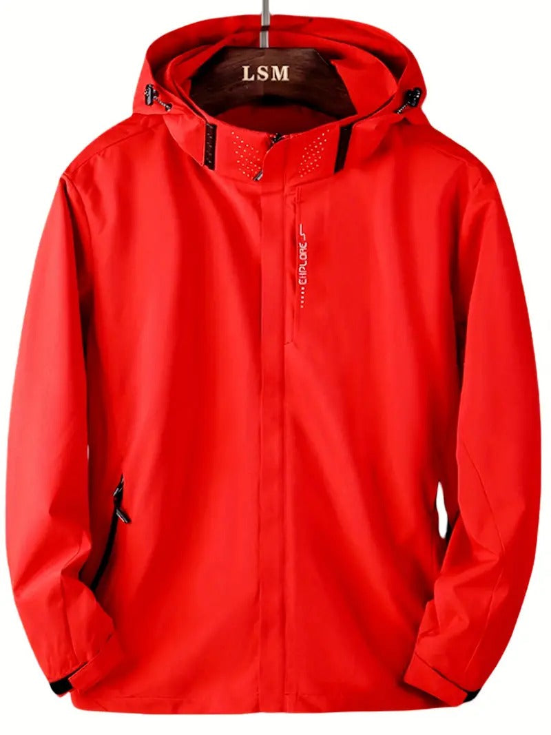 Men's Lightweight Windbreaker Waterproof Packable Rain