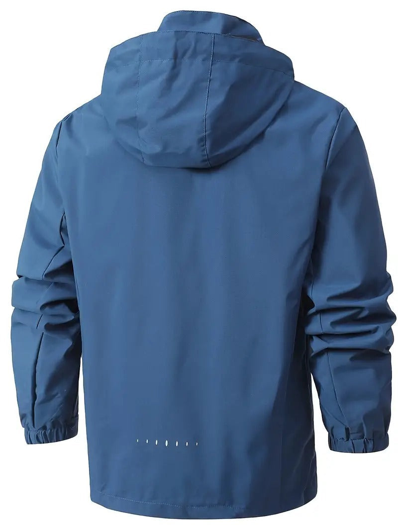 Men's Lightweight Windbreaker Waterproof Packable Rain