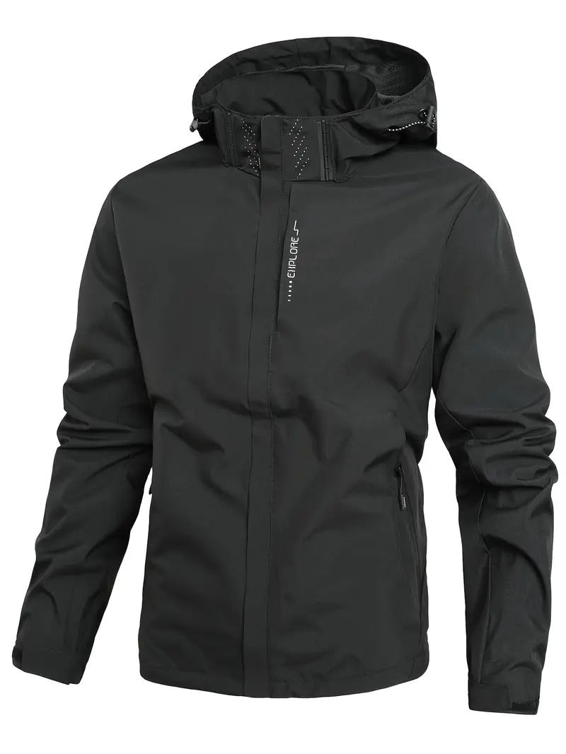 Men's Lightweight Windbreaker Waterproof Packable Rain
