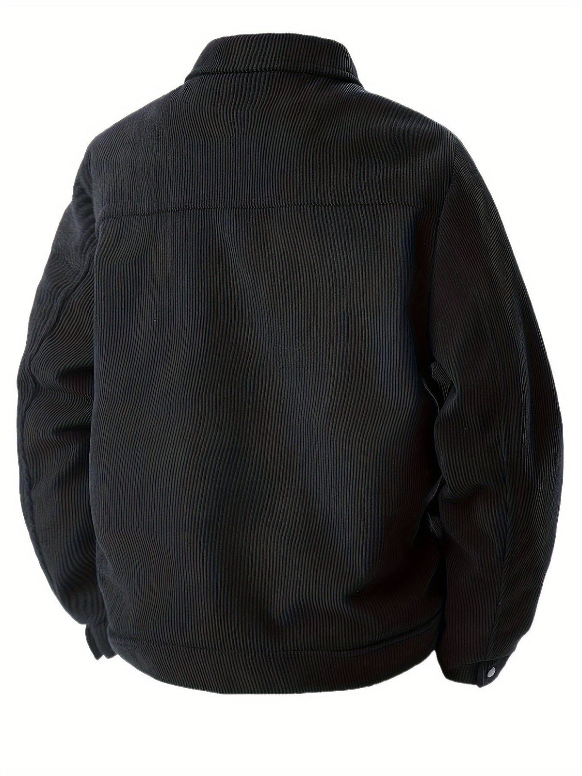 Men's Shirt Jacket Pockets Textured Refined Timeless