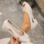 Orthopedic Heeled Sandals Cushioned Everyday