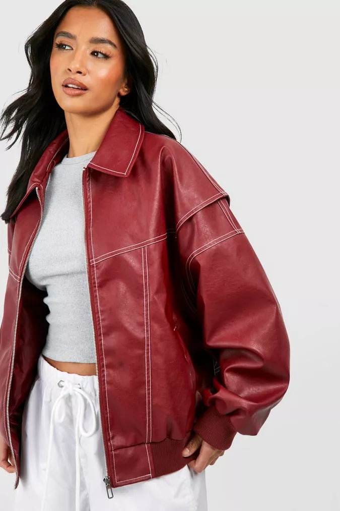 LUCY ESSENTIAL LEATHER JACKET - BUY 1 GET 1 FOR FREE + FREE GIFT!