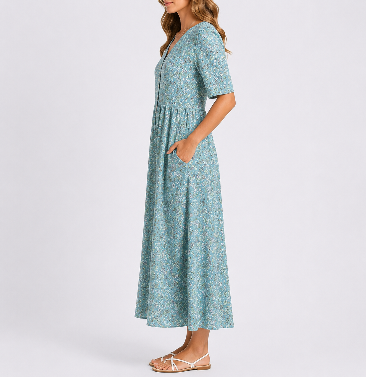 Floral Midi Dress