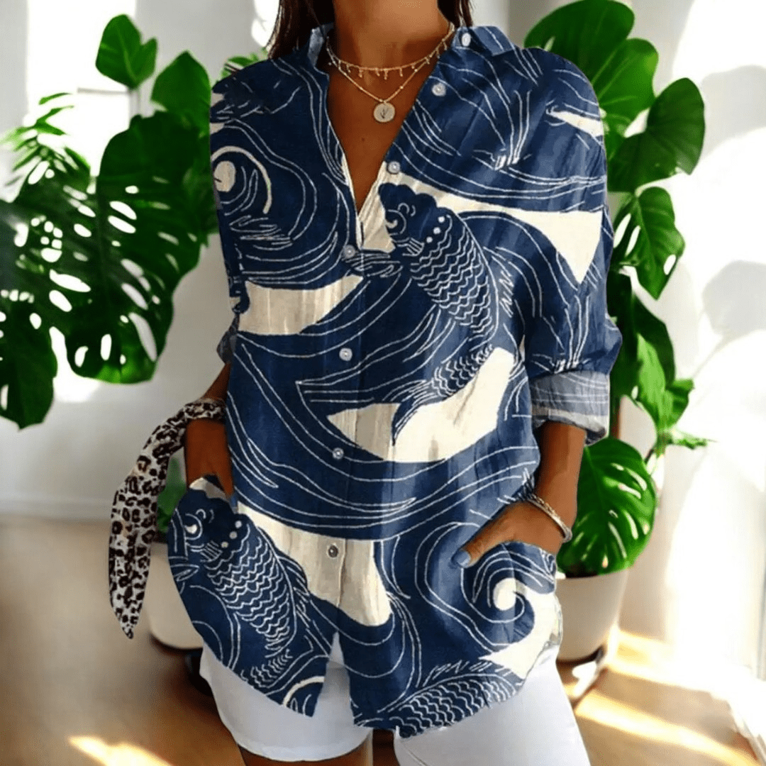 Elegant Vintage Collar Blouse Smart Casual Everyday