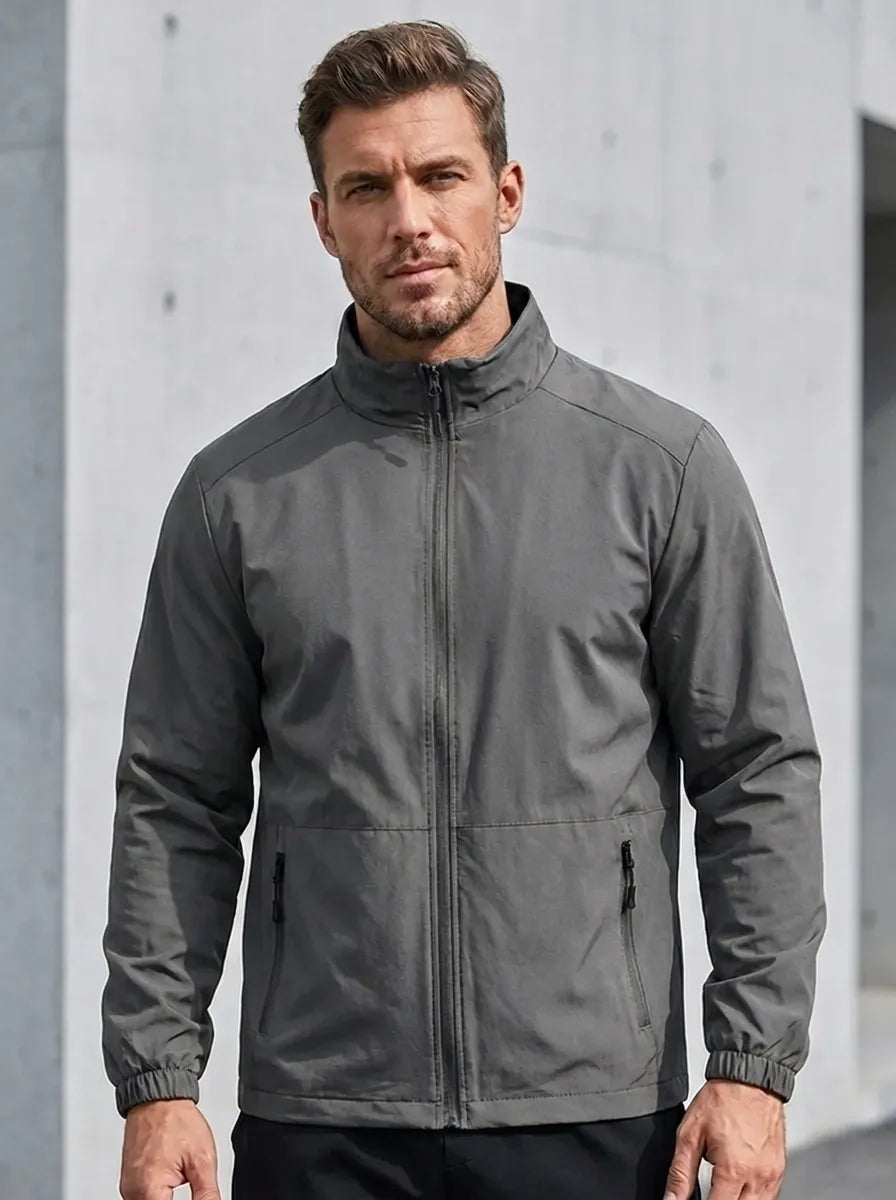Men's Summer Jacket Breathable Lightweight Elegant Comfort