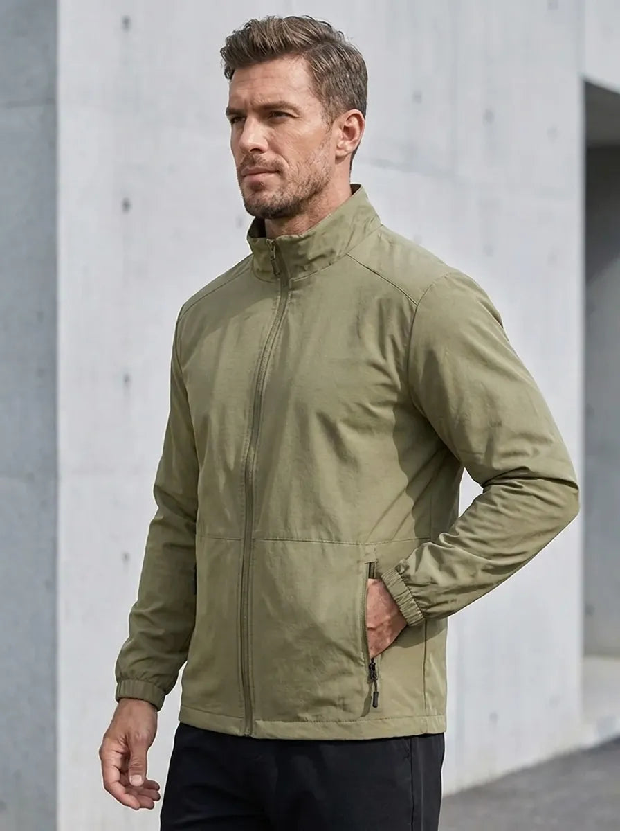 Men's Summer Jacket Breathable Lightweight Elegant Comfort