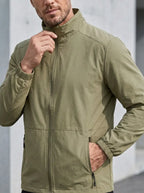 Men's Summer Jacket Breathable Lightweight Elegant Comfort