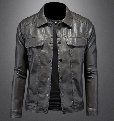 Men's Moto Style Jacket Premium Timeless Bold Statement