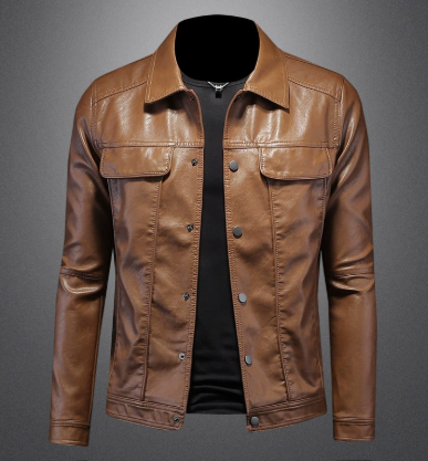 Men's Moto Style Jacket Premium Timeless Bold Statement