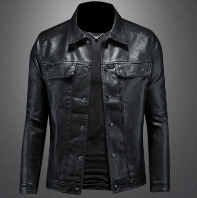 Men's Moto Style Jacket Premium Timeless Bold Statement