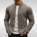 Men's Knit Texture Waistcoat Layering Smart Casual Versatile