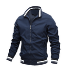 Men's Zip Up Jacket Slim Modern Cut Practical Pockets Casual