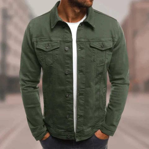 Men's Streetwear Jacket Buttons Pockets Classic Modern