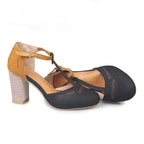 Orthopedic Shoes Wide Heel Cushioned Comfortable